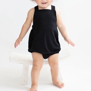 Kyte baby Black Baby Bubble Overall